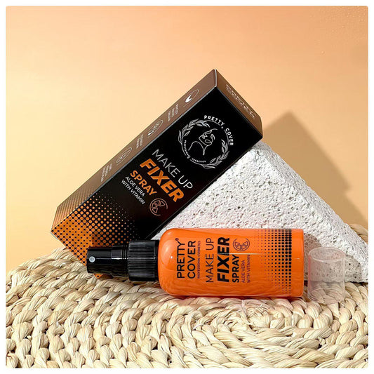 Pretty Cover Make Up Fixer Spray with Aloe Vera & Vitamin E | Long Lasting Makeup Setting Spray