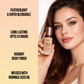 Pretty Cover Silk Touch Foundation - 24-Hour Wear, Waterproof & Lightweight - Full Coverage - 50ml