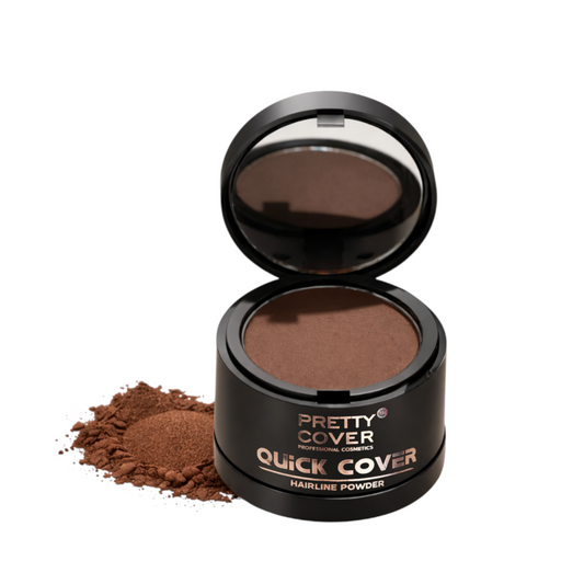 Pretty Cover Quick Cover Hairline Powder | Instant Root Touch-Up & Bald Spot Concealer
