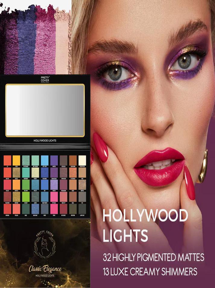 45 Colour Classic Elegance Eyeshadow Palette – Pretty Cover
